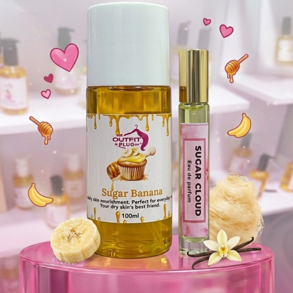 candy love scented body oil & fragrance combo 200ml combo(full size perfume)