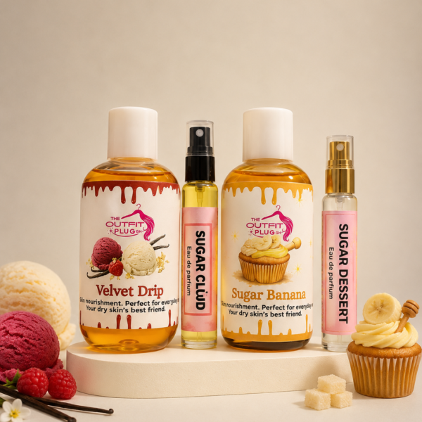can’t let go combo(200ml velvet drip &100ml sugar banana&sugar dessert with sugar cloud