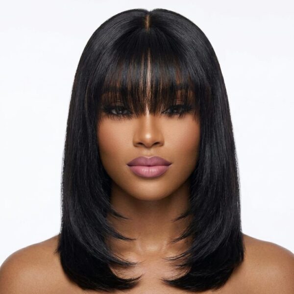 14” 300g layered fringe bob